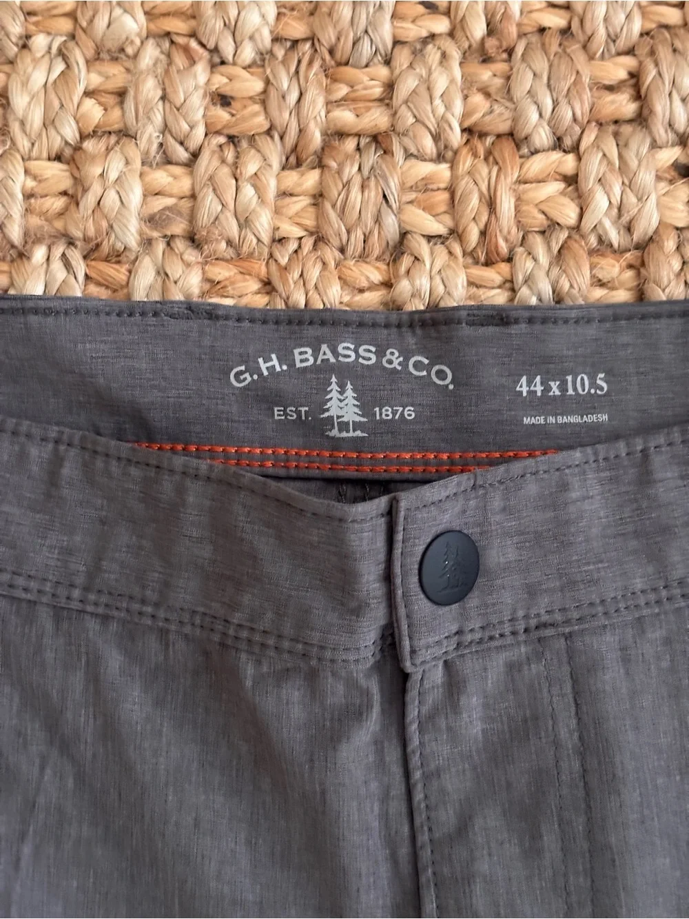 G.H. Bass & Co. Men's Gray Cargo Shorts